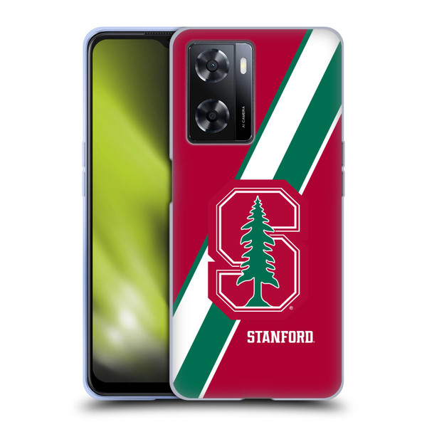 Stanford University The Farm Stanford University Stripes Soft Gel Case for OPPO A57s