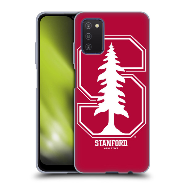 Stanford University The Farm Stanford University Oversized Icon Soft Gel Case for Samsung Galaxy A03s (2021)