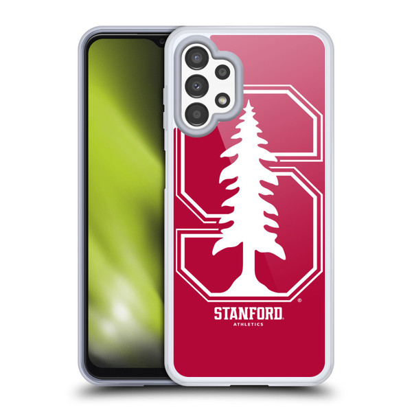 Stanford University The Farm Stanford University Oversized Icon Soft Gel Case for Samsung Galaxy A13 (2022)