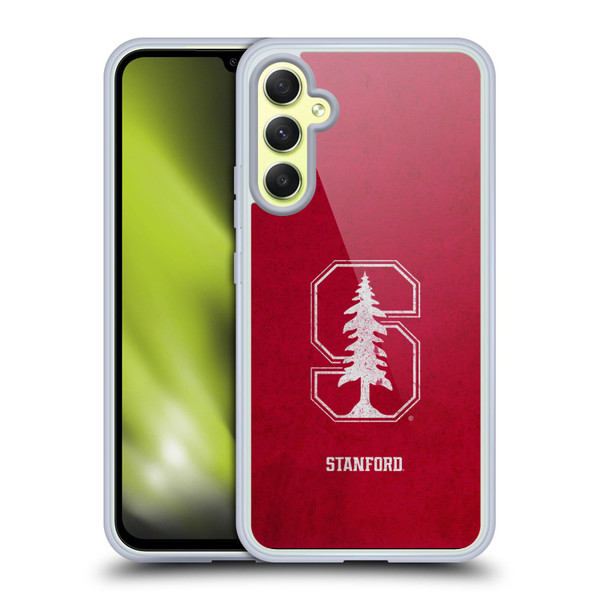 Stanford University The Farm Stanford University Distressed Look Soft Gel Case for Samsung Galaxy A34 5G