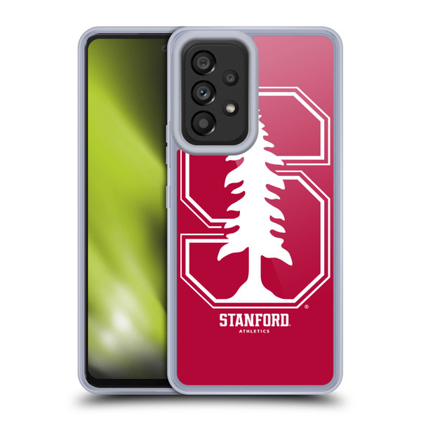 Stanford University The Farm Stanford University Oversized Icon Soft Gel Case for Samsung Galaxy A53 5G (2022)