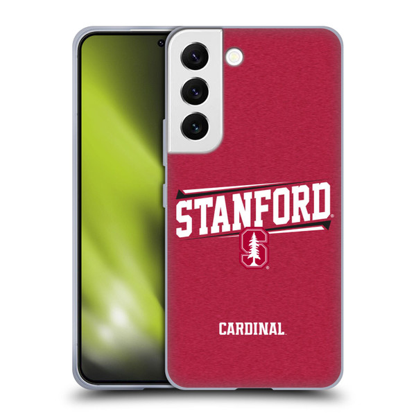 Stanford University The Farm Stanford University Double Bar Soft Gel Case for Samsung Galaxy S22 5G