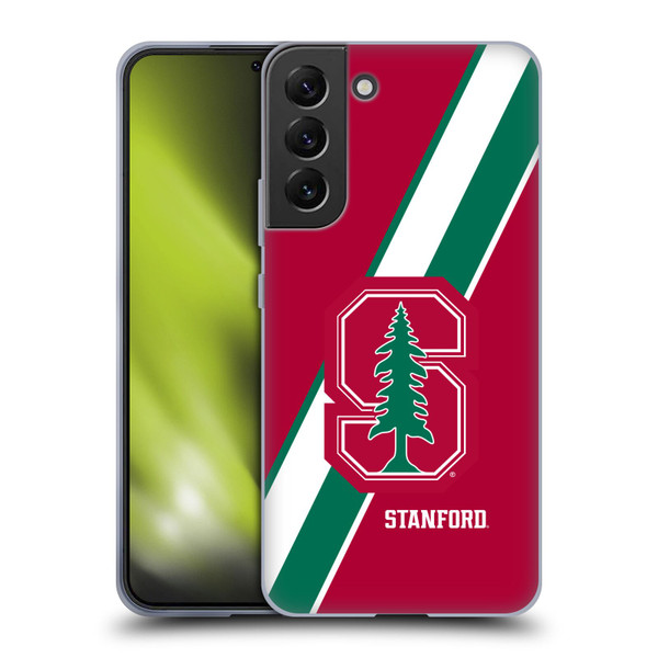 Stanford University The Farm Stanford University Stripes Soft Gel Case for Samsung Galaxy S22+ 5G