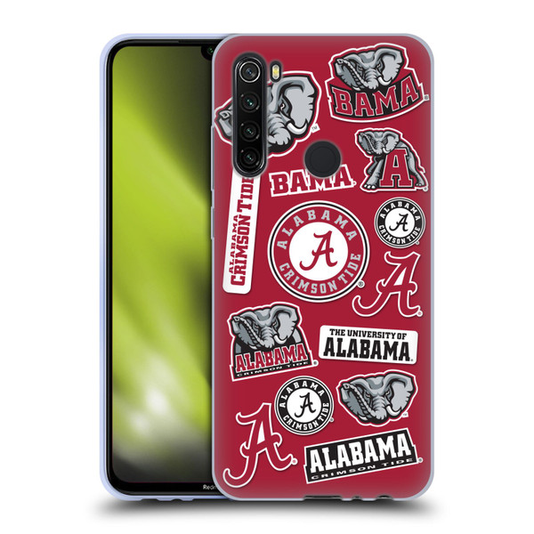 University Of Alabama UA The University Of Alabama Art Collage Soft Gel Case for Xiaomi Redmi Note 8T