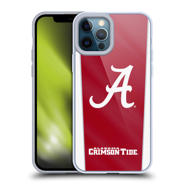 University Of Alabama UA The University Of Alabama Banner Soft Gel Case for Apple iPhone 12 Pro Max