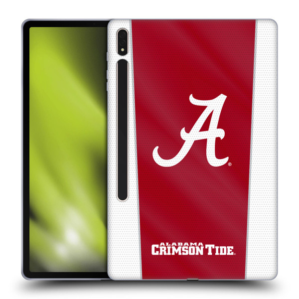 University Of Alabama UA The University Of Alabama Banner Soft Gel Case for Samsung Galaxy Tab S8 Plus