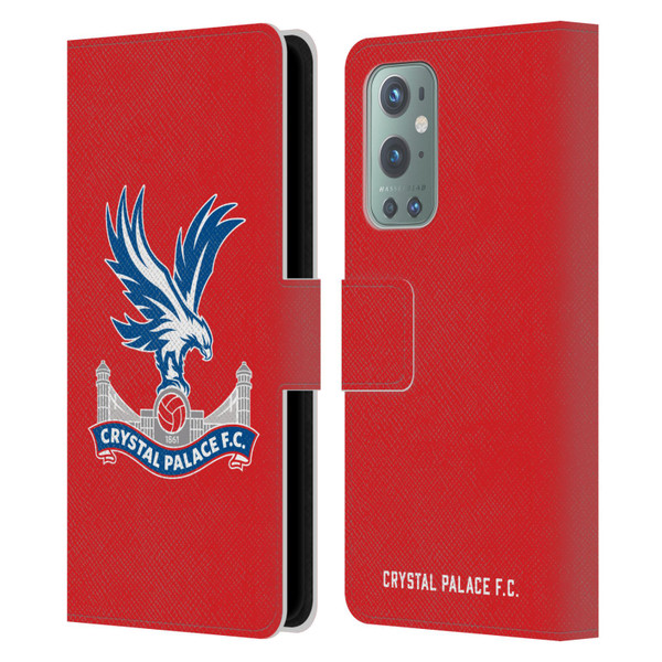 Crystal Palace FC Crest Eagle Leather Book Wallet Case Cover For OnePlus 9