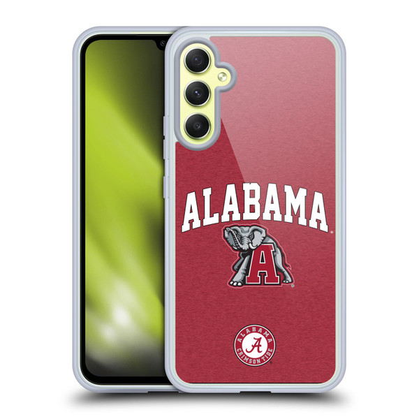 University Of Alabama UA The University Of Alabama Campus Logotype Soft Gel Case for Samsung Galaxy A34 5G