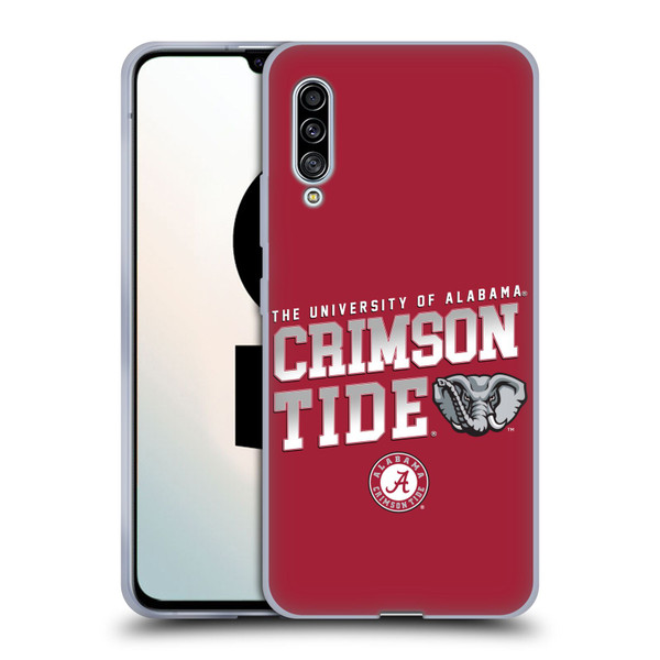 University Of Alabama UA The University Of Alabama Crimson Tide Soft Gel Case for Samsung Galaxy A90 5G (2019)