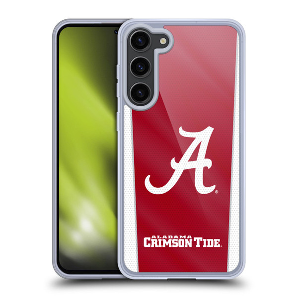 University Of Alabama UA The University Of Alabama Banner Soft Gel Case for Samsung Galaxy S23+ 5G