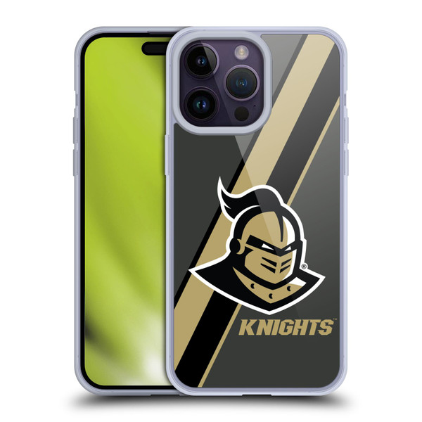 University Of Central Florida UCF University Of Central Florida Stripes Soft Gel Case for Apple iPhone 14 Pro Max