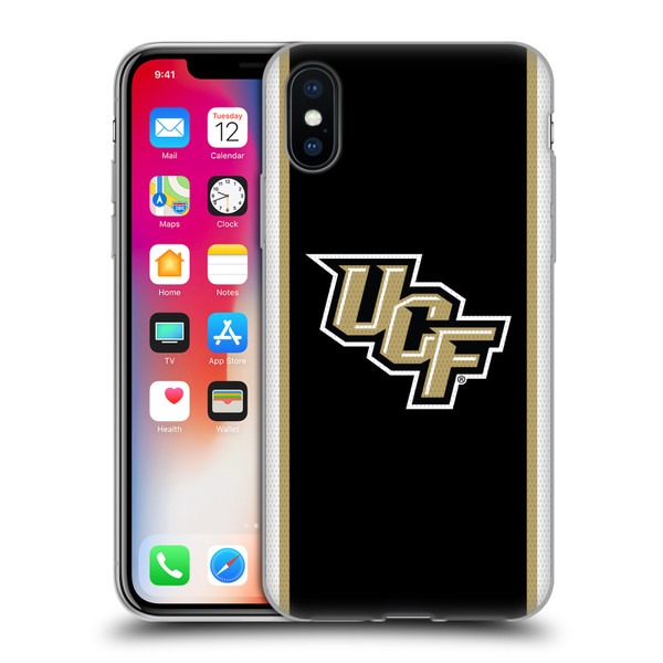 University Of Central Florida UCF University Of Central Florida Football Jersey Soft Gel Case for Apple iPhone X / iPhone XS