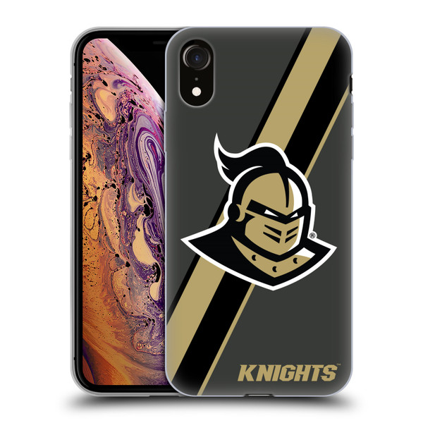 University Of Central Florida UCF University Of Central Florida Stripes Soft Gel Case for Apple iPhone XR