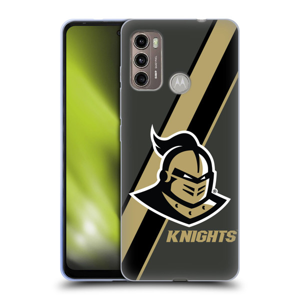 University Of Central Florida UCF University Of Central Florida Stripes Soft Gel Case for Motorola Moto G60 / Moto G40 Fusion