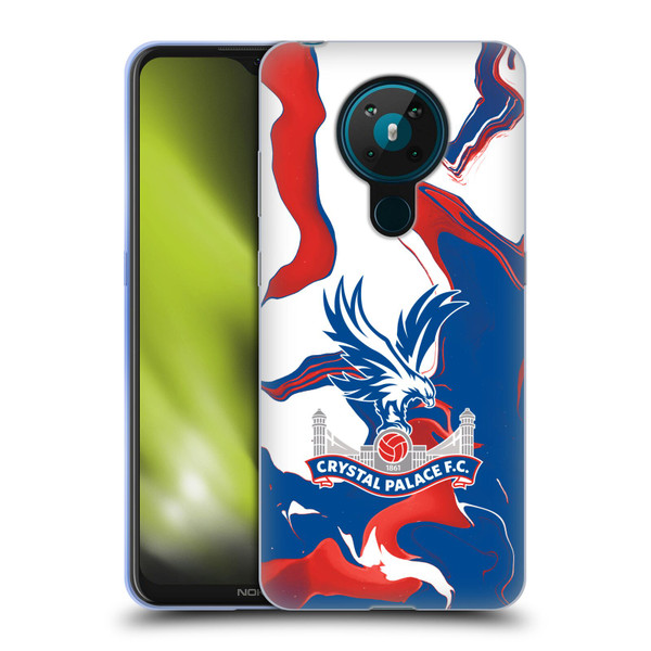 Crystal Palace FC Crest Marble Soft Gel Case for Nokia 5.3