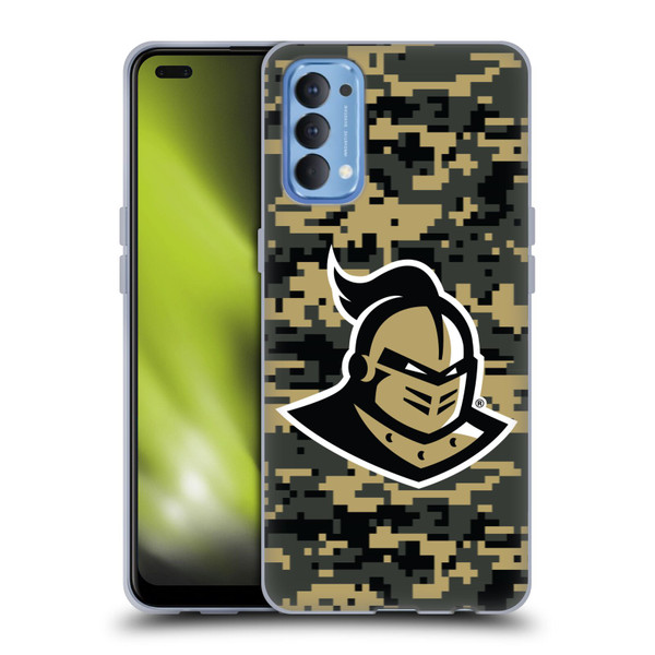 University Of Central Florida UCF University Of Central Florida Digital Camouflage Soft Gel Case for OPPO Reno 4 5G