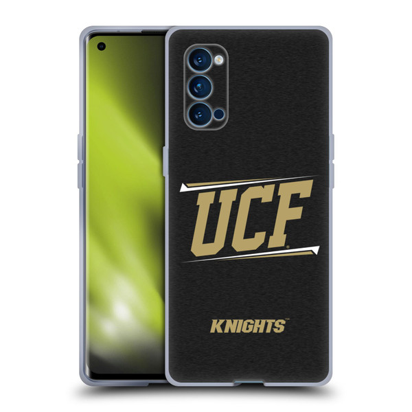 University Of Central Florida UCF University Of Central Florida Double Bar Soft Gel Case for OPPO Reno 4 Pro 5G