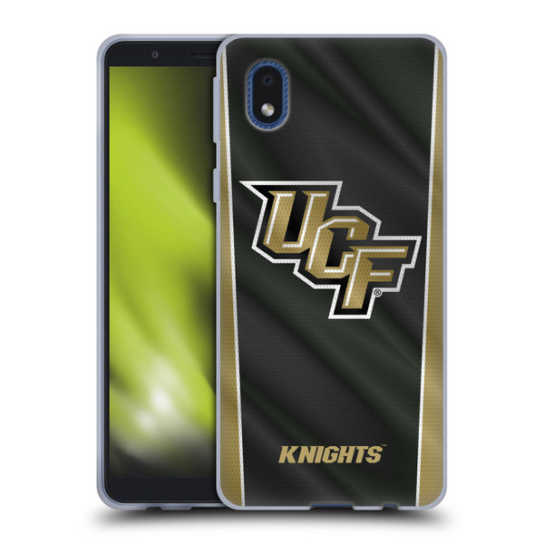 University Of Central Florida UCF University Of Central Florida Banner Soft Gel Case for Samsung Galaxy A01 Core (2020)