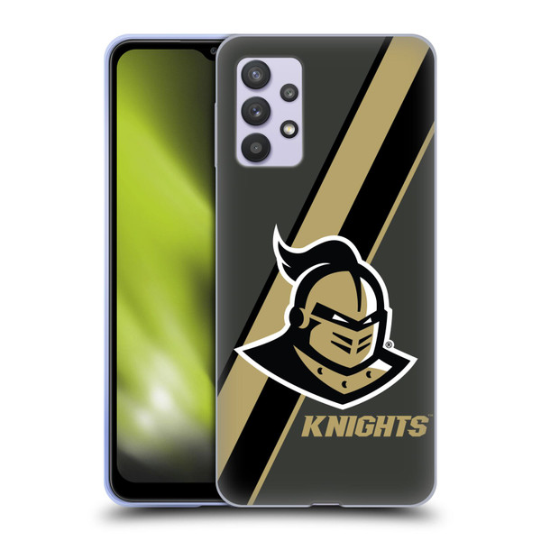 University Of Central Florida UCF University Of Central Florida Stripes Soft Gel Case for Samsung Galaxy A32 5G / M32 5G (2021)