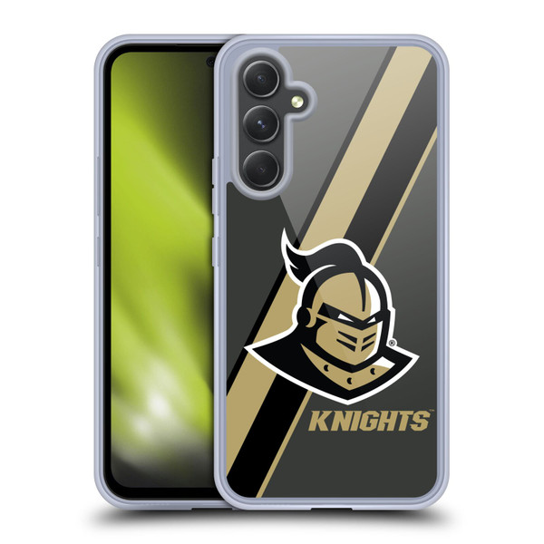 University Of Central Florida UCF University Of Central Florida Stripes Soft Gel Case for Samsung Galaxy A54 5G