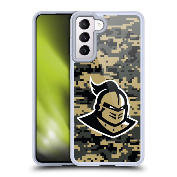 University Of Central Florida UCF University Of Central Florida Digital Camouflage Soft Gel Case for Samsung Galaxy S21 5G