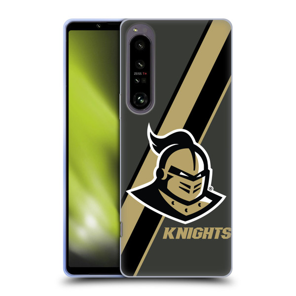 University Of Central Florida UCF University Of Central Florida Stripes Soft Gel Case for Sony Xperia 1 IV