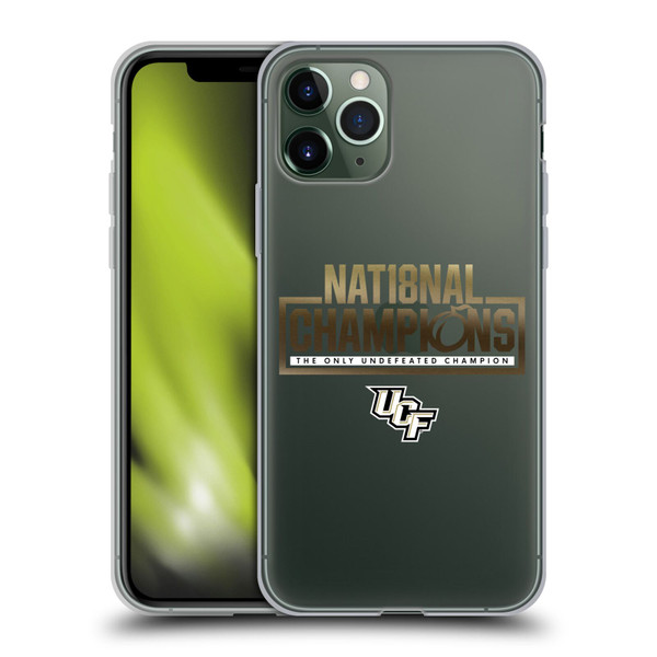 University Of Central Florida UCF 2 National Champions 3 Soft Gel Case for Apple iPhone 11 Pro