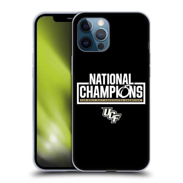 University Of Central Florida UCF 2 National Champions 1 Soft Gel Case for Apple iPhone 12 Pro Max