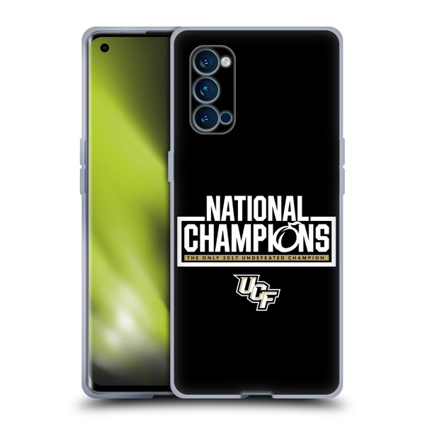 University Of Central Florida UCF 2 National Champions 1 Soft Gel Case for OPPO Reno 4 Pro 5G