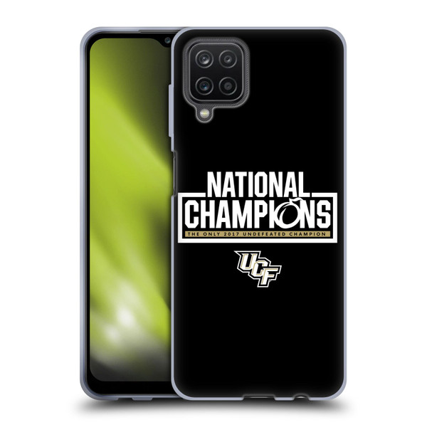 University Of Central Florida UCF 2 National Champions 1 Soft Gel Case for Samsung Galaxy A12 (2020)