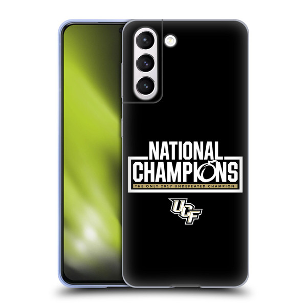 University Of Central Florida UCF 2 National Champions 1 Soft Gel Case for Samsung Galaxy S21 5G