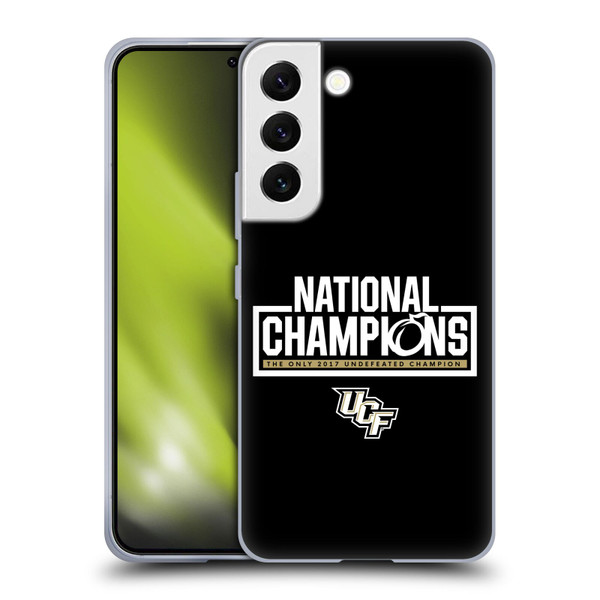 University Of Central Florida UCF 2 National Champions 1 Soft Gel Case for Samsung Galaxy S22 5G