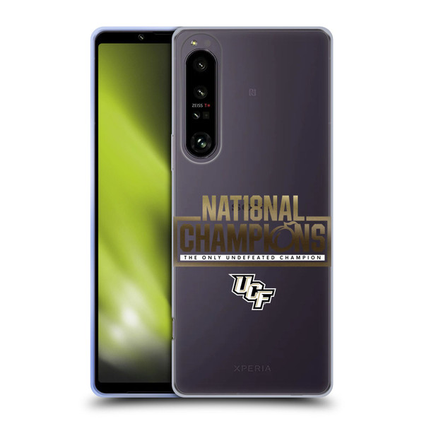 University Of Central Florida UCF 2 National Champions 3 Soft Gel Case for Sony Xperia 1 IV