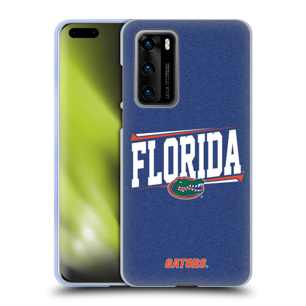 University Of Florida UF University Of Florida Double Bar Soft Gel Case for Huawei P40 5G