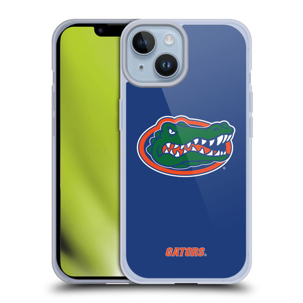 University Of Florida UF University Of Florida Plain Soft Gel Case for Apple iPhone 14