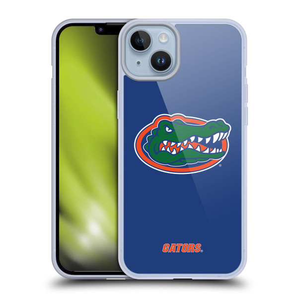 University Of Florida UF University Of Florida Plain Soft Gel Case for Apple iPhone 14 Plus