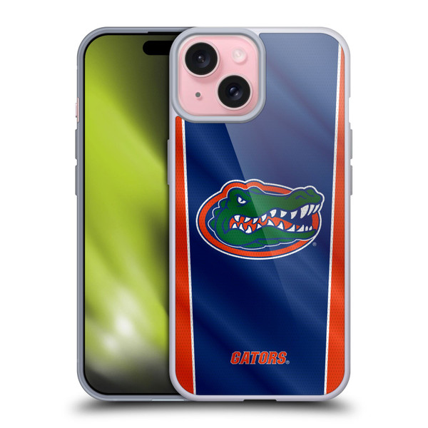 University Of Florida UF University Of Florida Banner Soft Gel Case for Apple iPhone 15