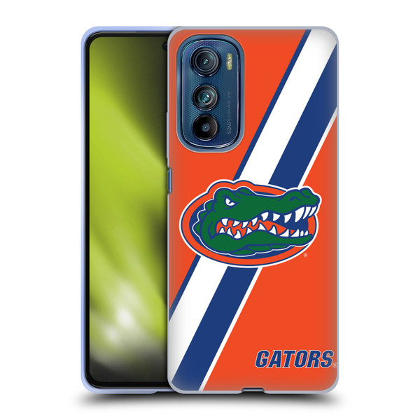 University Of Florida UF University Of Florida Stripes Soft Gel Case for Motorola Edge 30