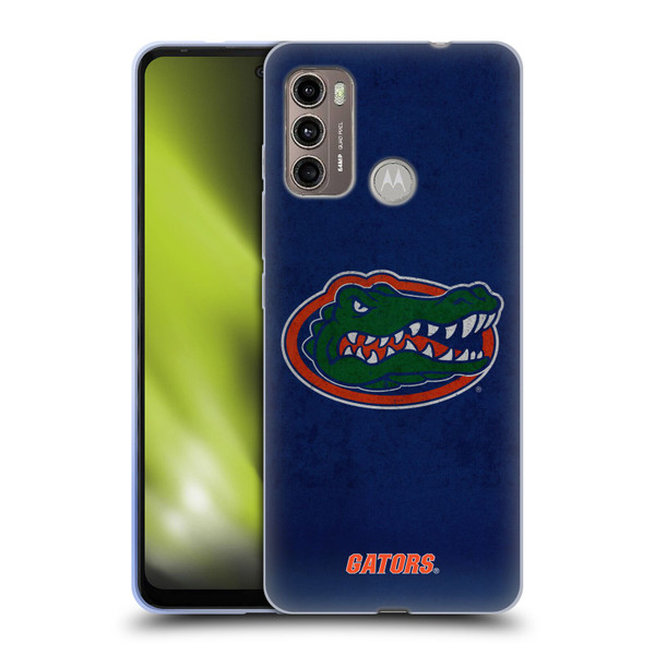 University Of Florida UF University Of Florida Distressed Look Soft Gel Case for Motorola Moto G60 / Moto G40 Fusion