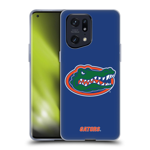 University Of Florida UF University Of Florida Plain Soft Gel Case for OPPO Find X5 Pro