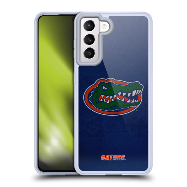 University Of Florida UF University Of Florida Distressed Look Soft Gel Case for Samsung Galaxy S21 5G