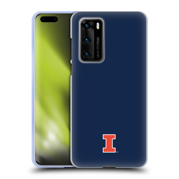 University Of Illinois U Of I University Of Illinois Fighting Illini Soft Gel Case for Huawei P40 5G