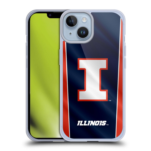 University Of Illinois U Of I University Of Illinois Banner Soft Gel Case for Apple iPhone 14