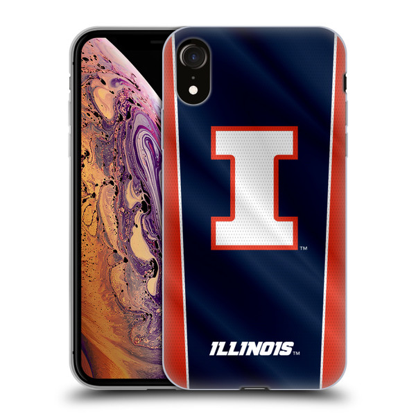 University Of Illinois U Of I University Of Illinois Banner Soft Gel Case for Apple iPhone XR