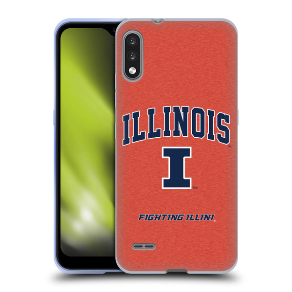 University Of Illinois U Of I University Of Illinois Campus Logotype Soft Gel Case for LG K22