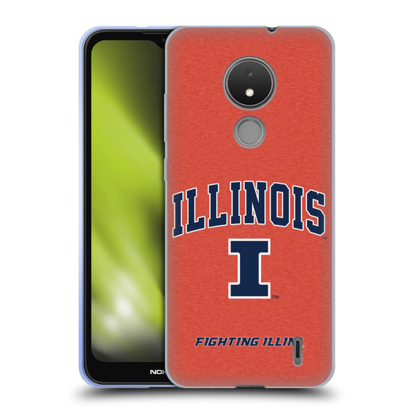 University Of Illinois U Of I University Of Illinois Campus Logotype Soft Gel Case for Nokia C21