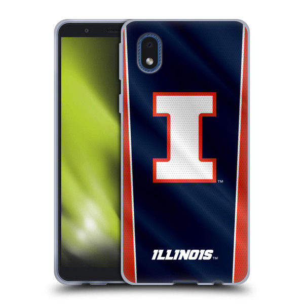 University Of Illinois U Of I University Of Illinois Banner Soft Gel Case for Samsung Galaxy A01 Core (2020)