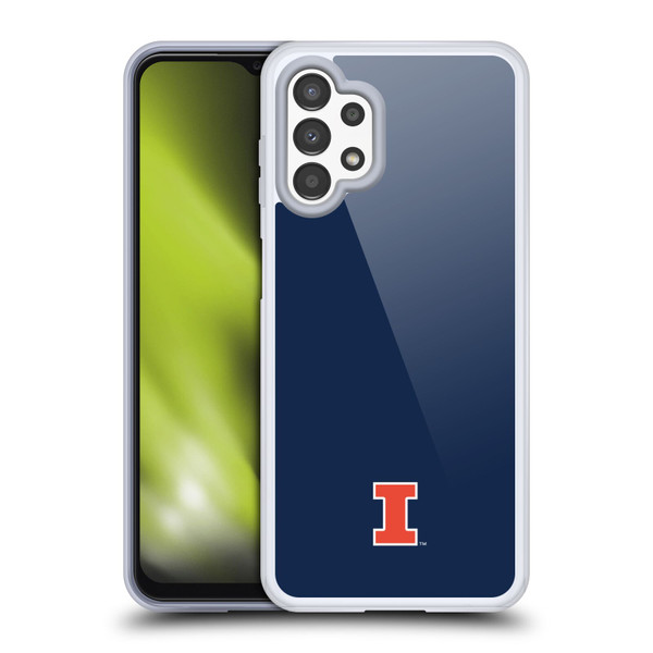 University Of Illinois U Of I University Of Illinois Fighting Illini Soft Gel Case for Samsung Galaxy A13 (2022)