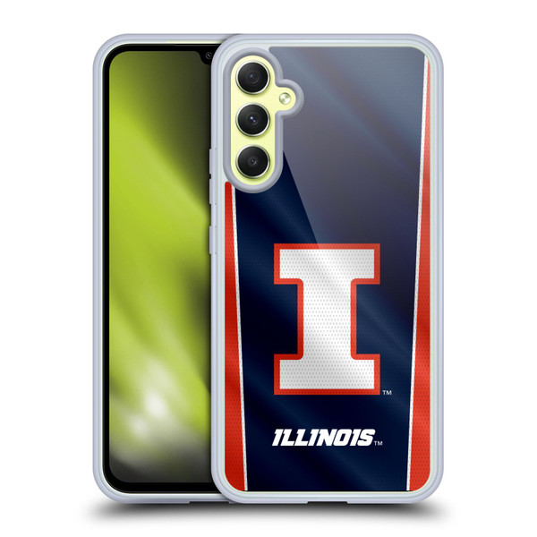 University Of Illinois U Of I University Of Illinois Banner Soft Gel Case for Samsung Galaxy A34 5G