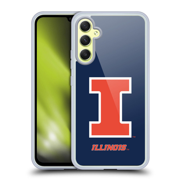 University Of Illinois U Of I University Of Illinois Plain Soft Gel Case for Samsung Galaxy A34 5G